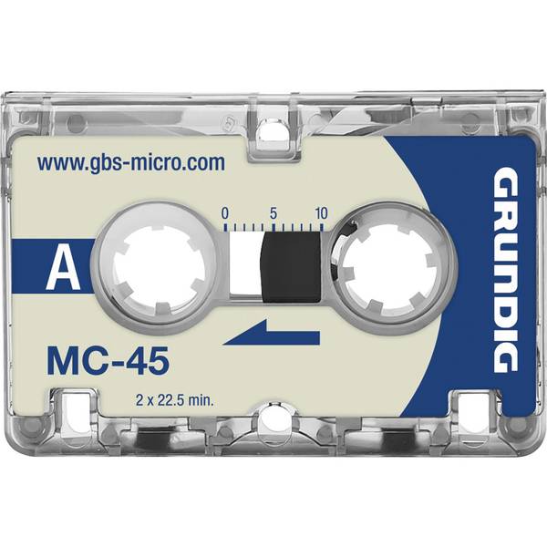 Grundig Diktierkassette MC45 GGM4500 Micro 3 St./Pack. - Artikel: 721300600