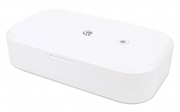 Manhattan UV Phone Sanitizer, Integrated UV LEDs to eliminate germs, viruses and