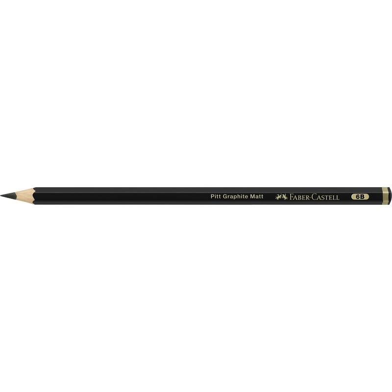 FABER-CASTELL Bleistift PITT GRAPHITE Matt, Härtegrad: 6B-0