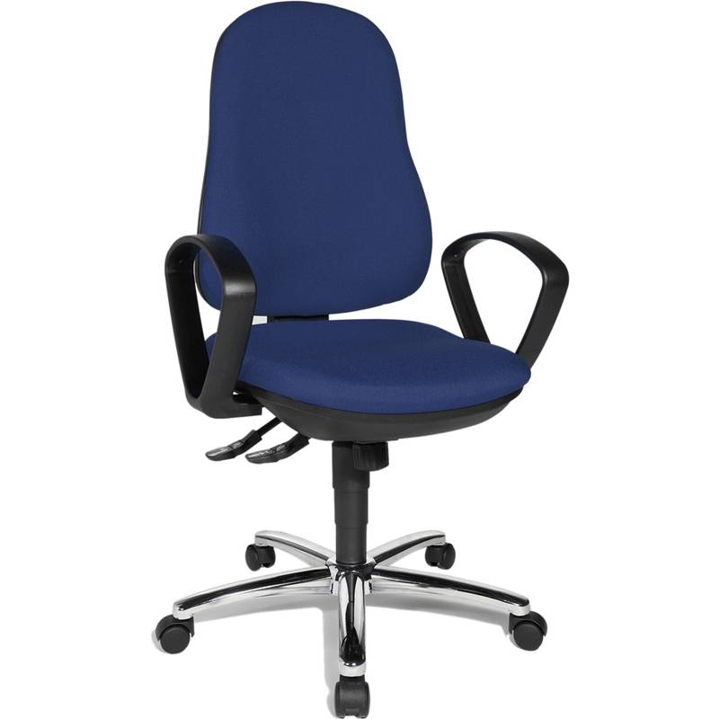 Topstar Bürodrehstuhl "Synchro Steel", royalblau-0