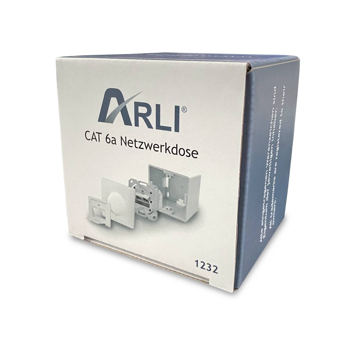 2x ARLI Cat6a Netzwerkdose 2 Port + Werkzeugset ( Crimpzange + Tester + LSA + Kabelmesser )-6