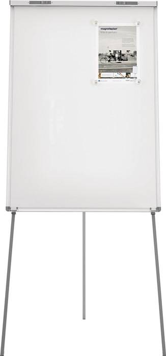 Flipchart Schreibfläche B680xH1045mm weiß höhenv.b.1,85m MAGNETOPLAN-0