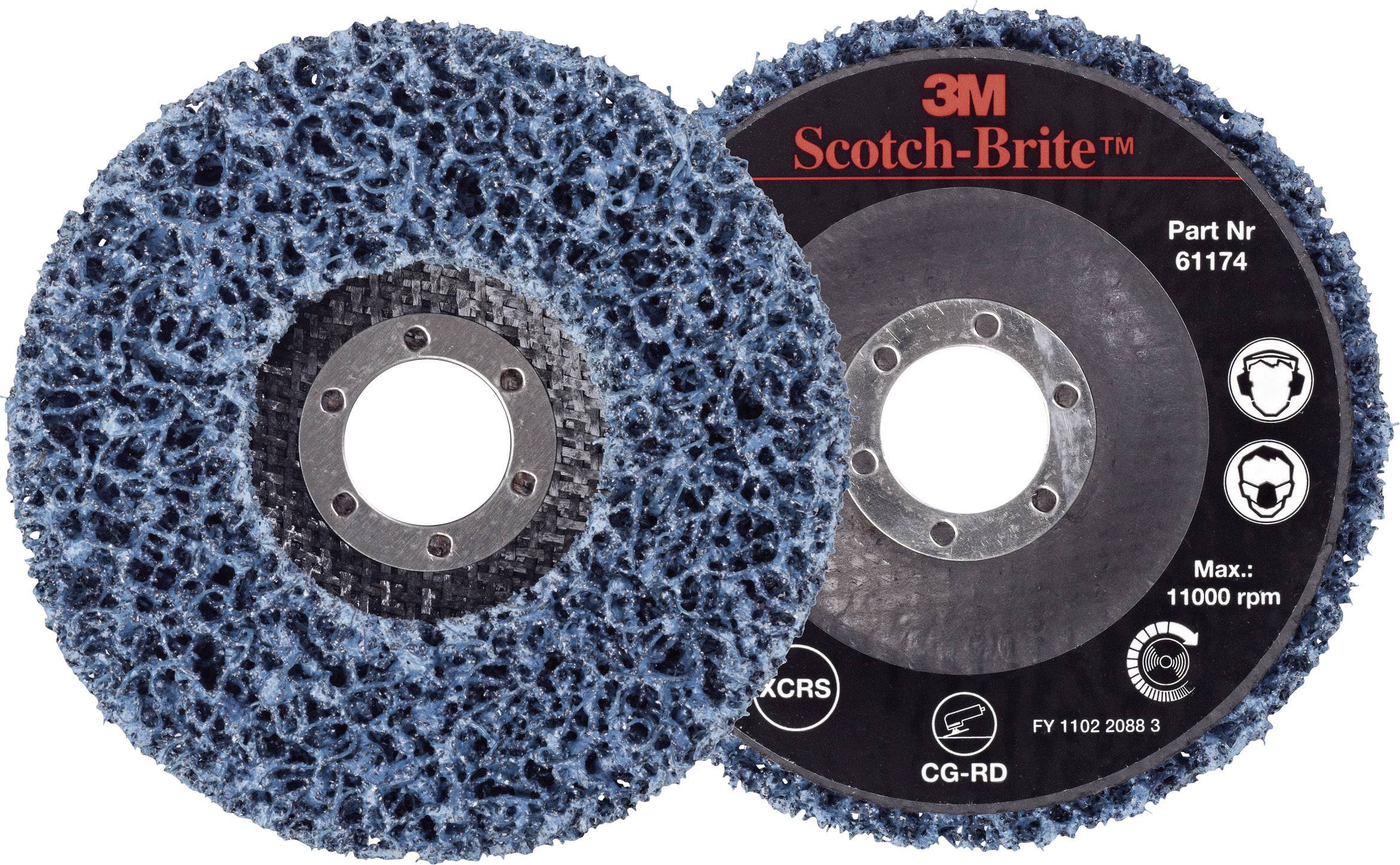 3M FN510079422 Grobreinigungsscheibe Scotch-Brite™ CG-RD Ø 115 mm extra grob 10 St.-0