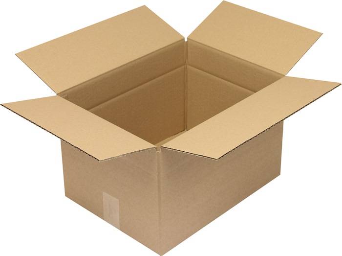 Faltkarton 1.30 Wellpappe L400xB300xH250mm einwellig braun-0