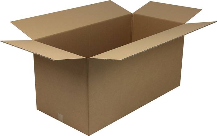 Faltkarton 2.30 Wellpappe L1200xB570xH570mm zweiwellig braun-0