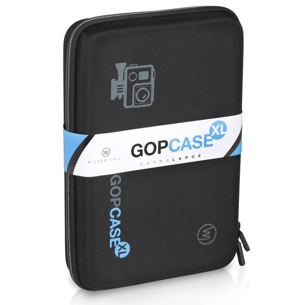 Wicked Chili GOP Case Tasche (XL) für GoPro Hero 13, 12, 11 Case Koffer für Actioncam und Zubehör