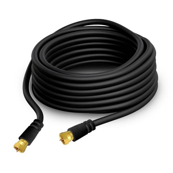 5m ARLI HD Sat Anschlusskabel schwarz vergoldet max. 135 dB