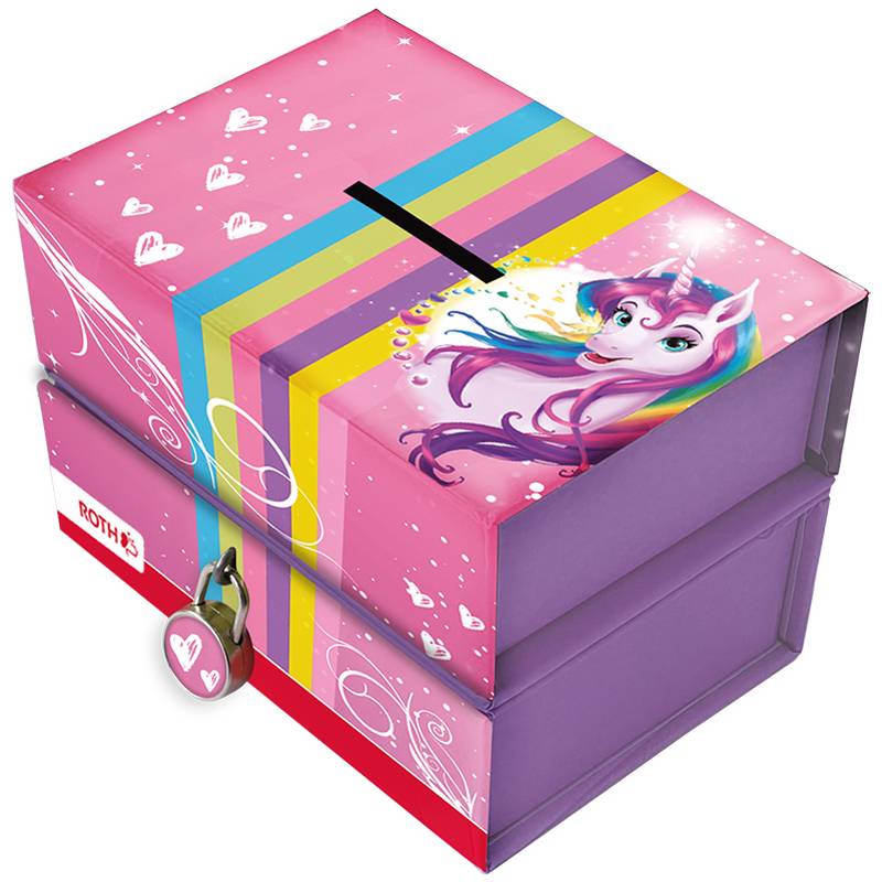 ROTH Spardose "Einhornportrait", mit Magnet und Schloss-0