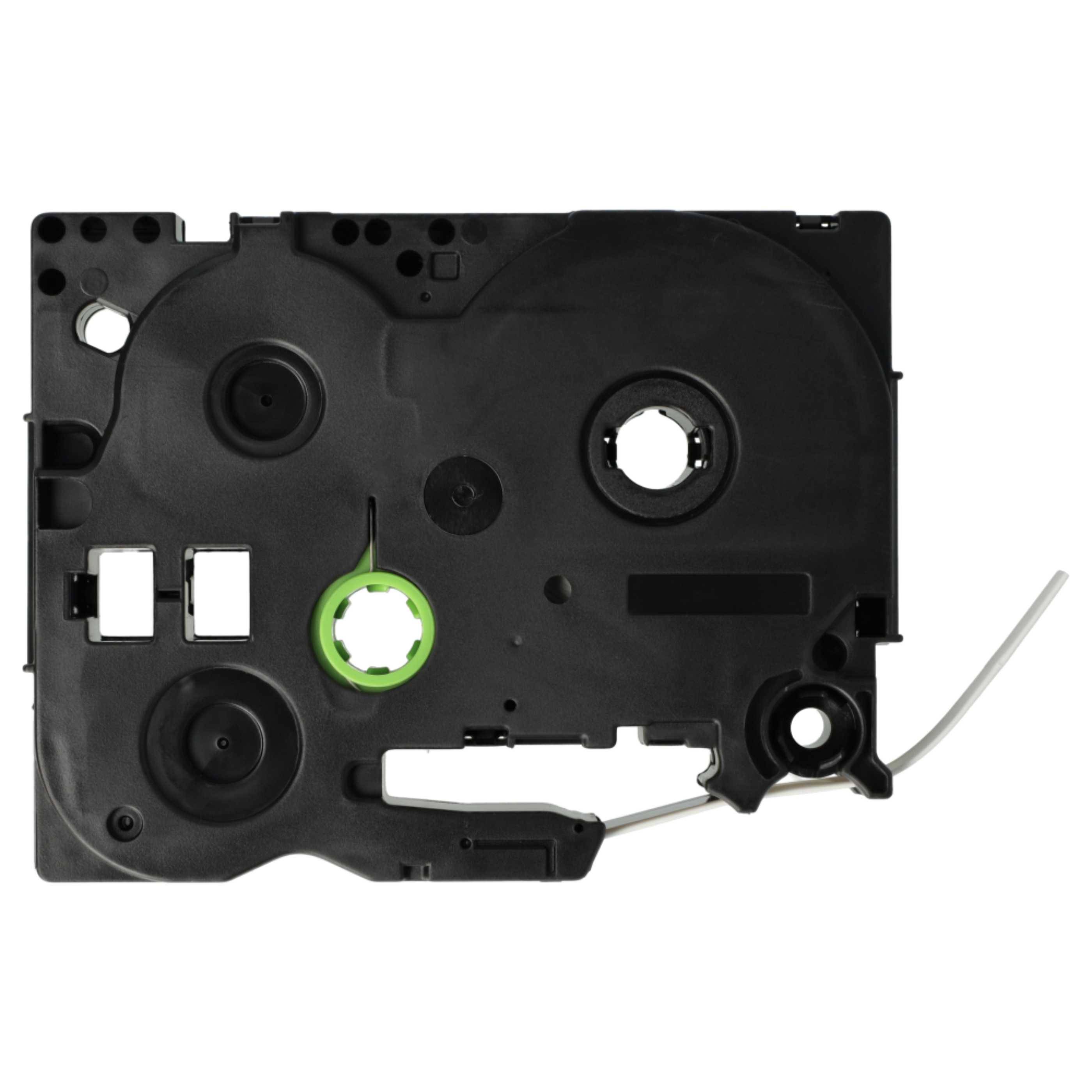 vhbw Schriftband-Kassette Ersatz für Brother AHS-221 | HS-221, HS221 für Etiketten-Drucker Schwarz auf Weiß-2