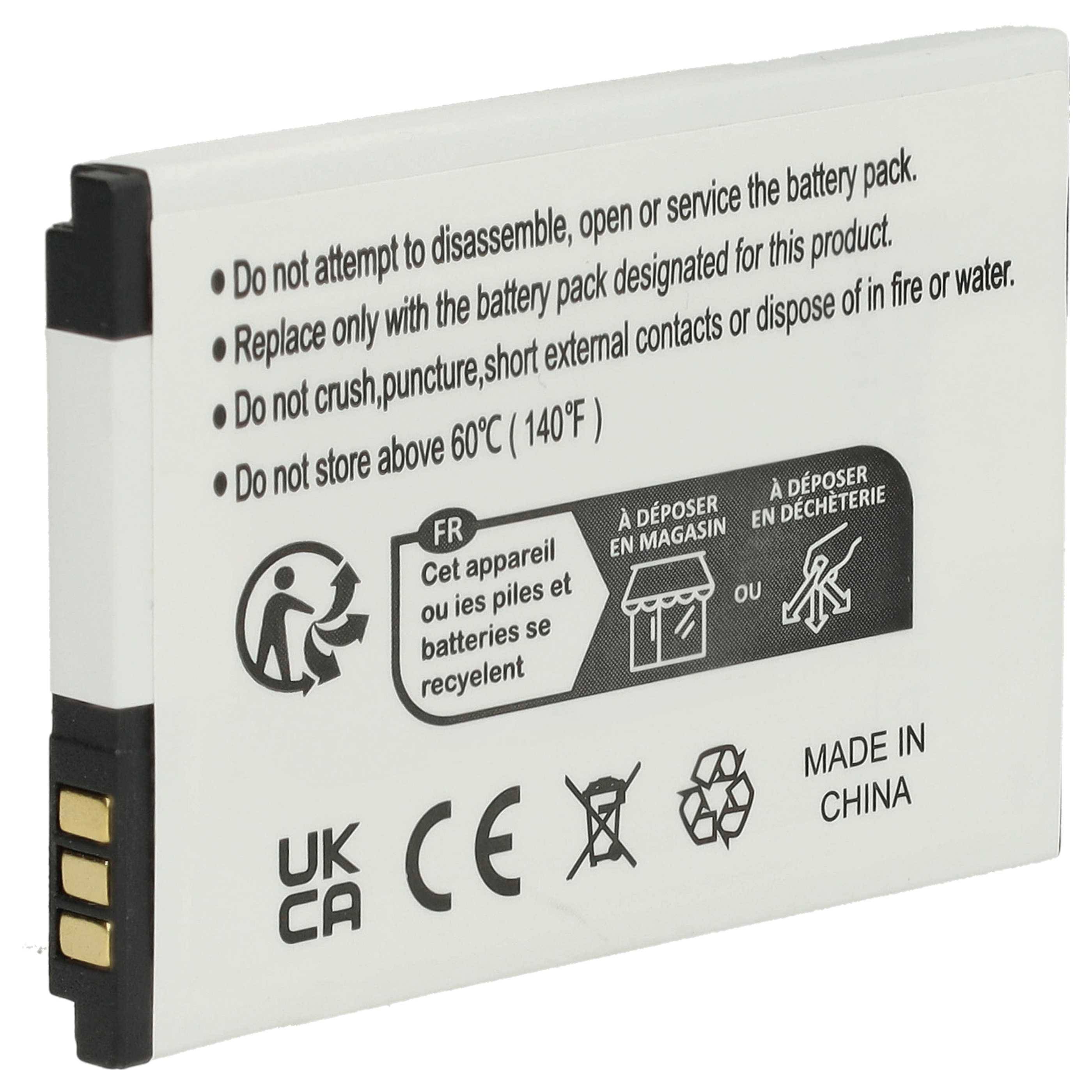 vhbw Akku kompatibel mit Siemens Gigaset SL350 | SL350H, SL400, SL400A, SL400H schnurlos Festnetz Telefon (950mAh, 3,7V-2