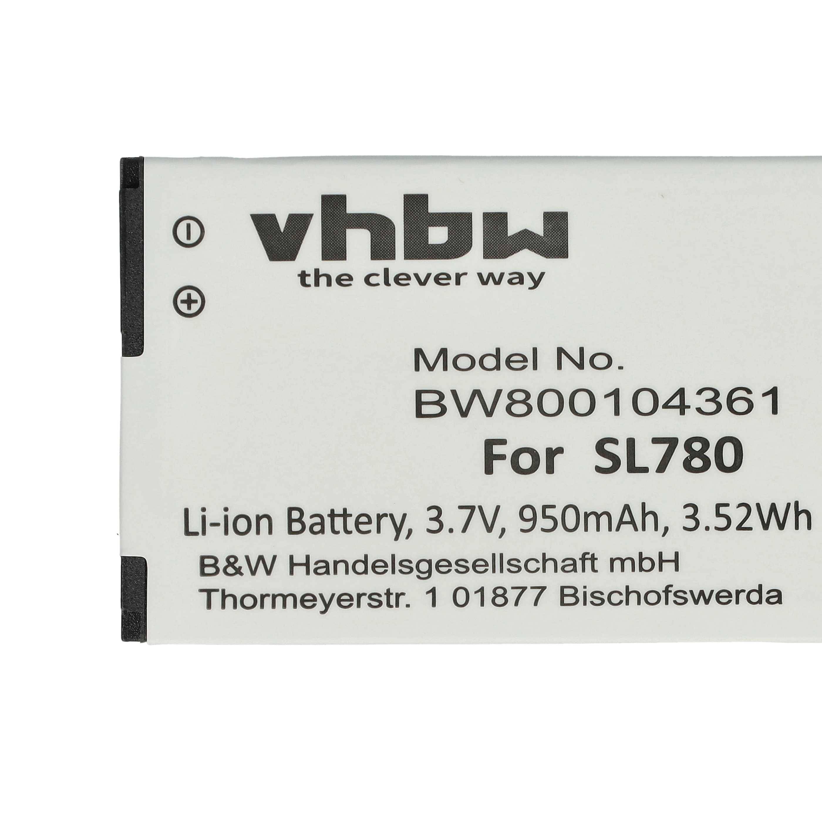 vhbw Akku kompatibel mit Siemens Gigaset SL350 | SL350H, SL400, SL400A, SL400H schnurlos Festnetz Telefon (950mAh, 3,7V-5