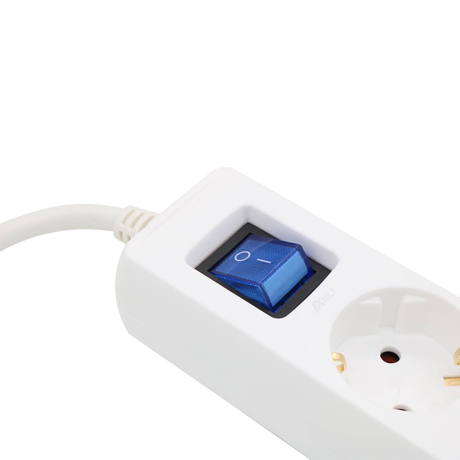 Steckdosenleiste 5 fach mit 2 USB Ladebuchsen Schalter 5 m Kabel weiss-3