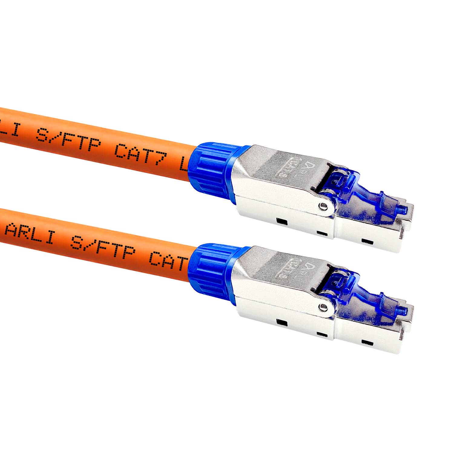 50 m Duplex Cat7 Verlegekabel S/FTP LSZH + 10x RJ45 Cat8.1 Stecker werkzeuglos-6