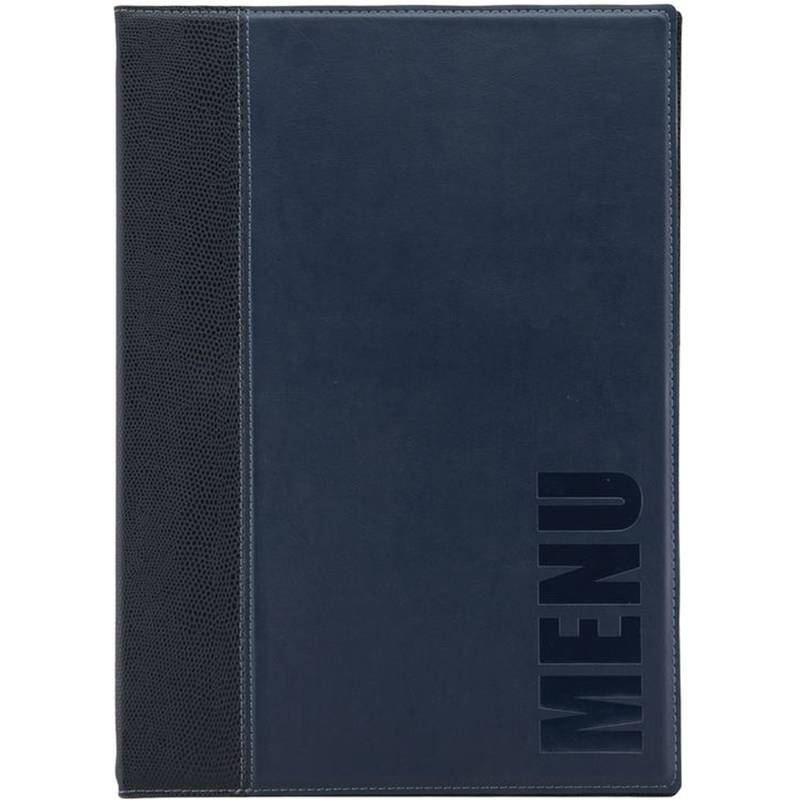 Securit Speisekarten-Mappe TRENDY, A4, blau-0