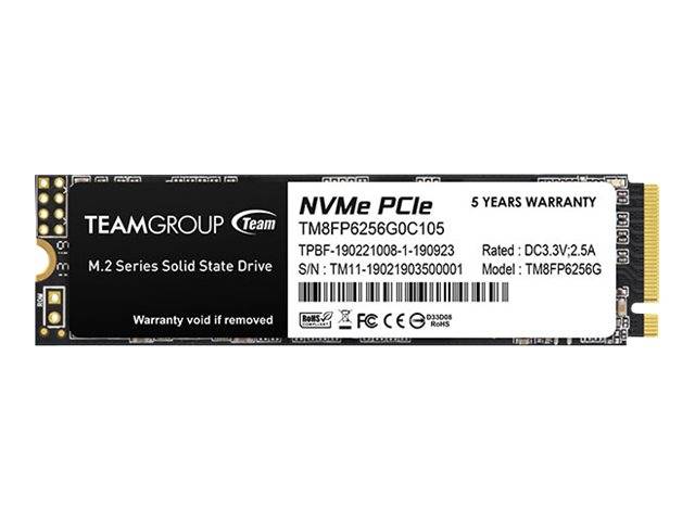 Team Group MP33 - SSD - 256 GB - intern - M.2 2280 - PCIe 3.0 x4 (NVMe)-0