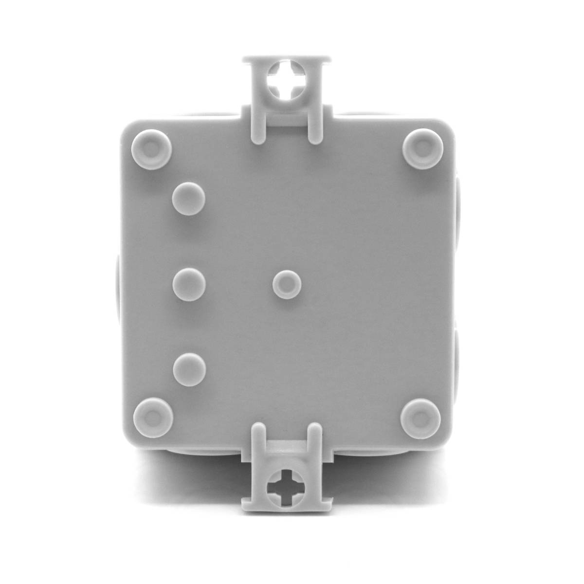 Abzweigdose 75x75x40 mm IP55 Feuchtraumdose Aufputz Verteilerdose wetterfest grau Außen Innen Elektro-4