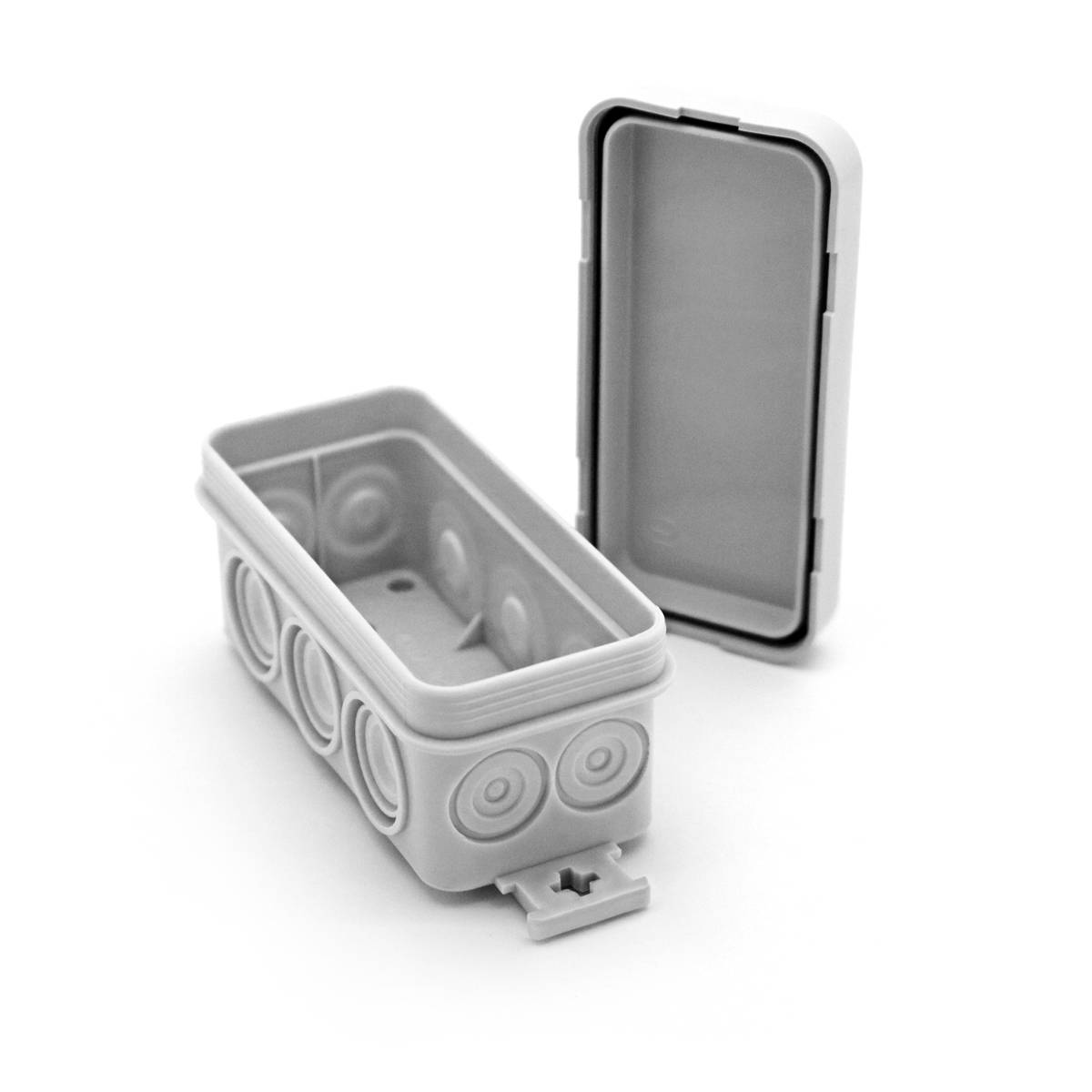 8x Abzweigdose 90x43x40 mm IP55 Aufputz Feuchtraumdose Installationsdose Verteilerdose wetterfest-4