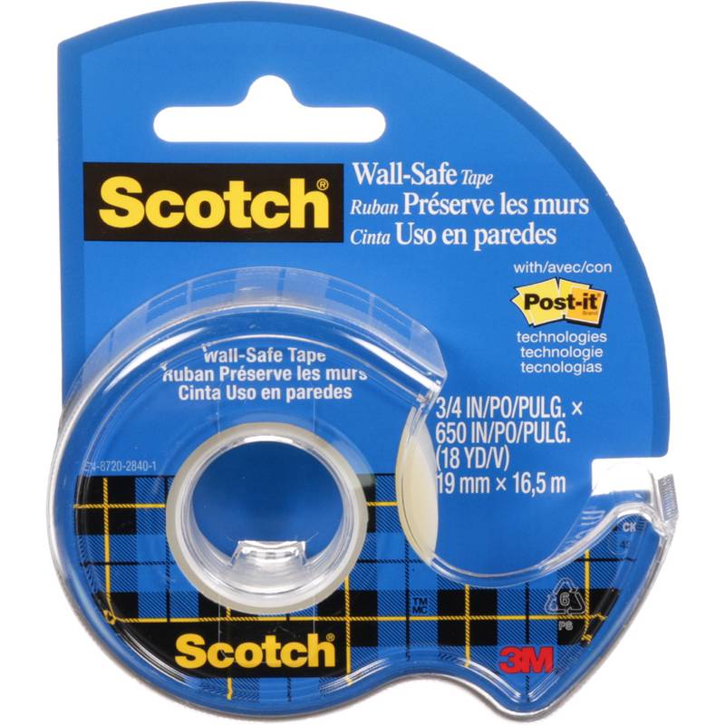 Scotch Klebefilm "Wall-Safe", im Handabroller, 19mm x 16,5m-0