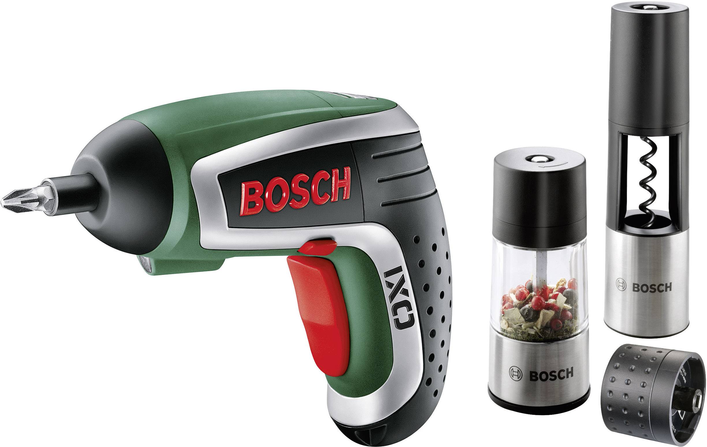 Bosch IXO Gourmet Cordless LithiumIon Screwdriver with Corkscrew and