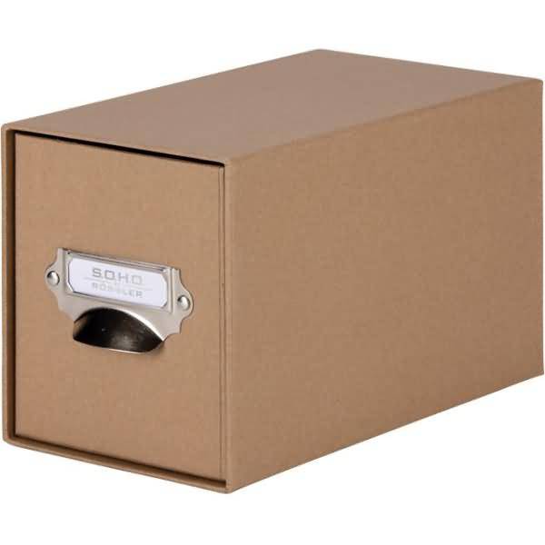 CD-Schubladenbox Kraft mit Griff