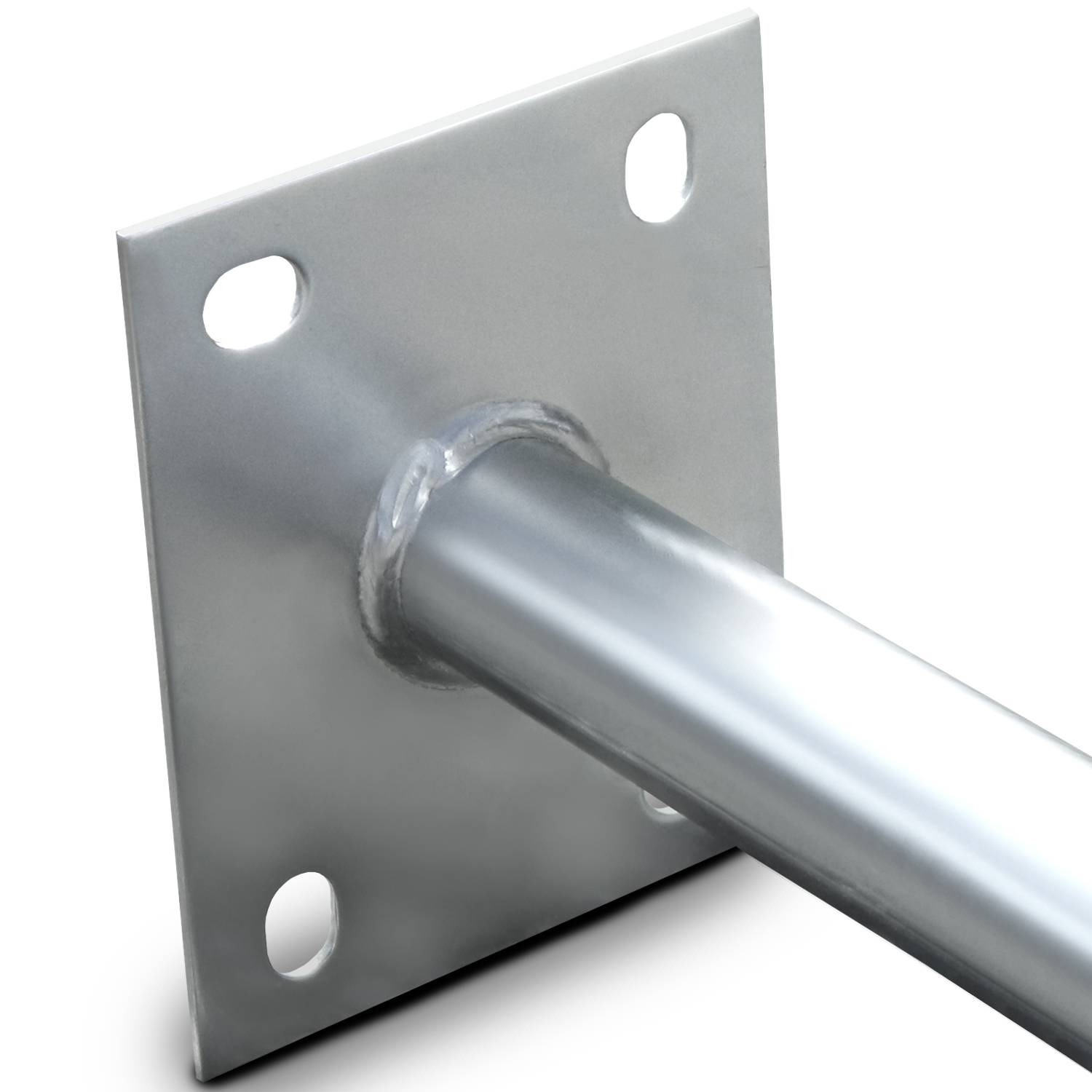Sat Wandhalter Stahl 45cm + Schrauben- & Dübelset-3