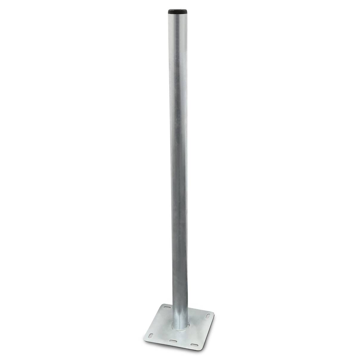 Standfuss 1m mit Sat Mastfuß + Schrauben & Dübelset (4x Schrauben + Unterlegscheibe + Dübel)-3