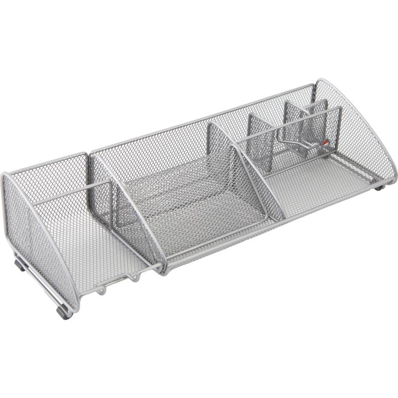 ALBA Schreibtisch-Organizer "MESHBOARD", Drahtmetall, grau-0