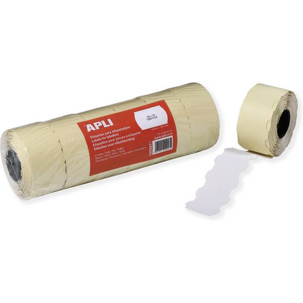 APLI Etiketten für Preisauszeichner, 32 x 19 mm, weiß
