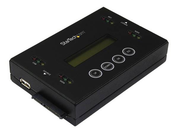 StarTech.com Laufwerks Duplizierer und Löscher für USB Sticks und 2,5 / 3,5"" SATA Laufwerke - 1:1 duplizierung plus