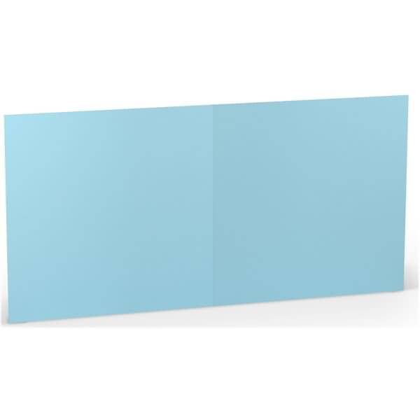 Doppelkarte 15,7x15,7cm VE=5 Stück Aqua-0