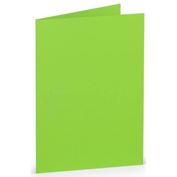 Doppelkarte Coloretti A7 hoch VE=5 Stück hellgrün-1