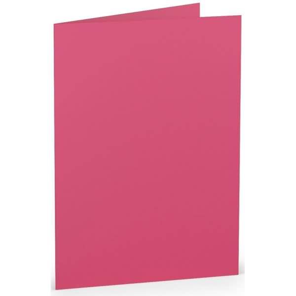 Doppelkarte Coloretti B6 hoch VE=5 Stück Pink-1