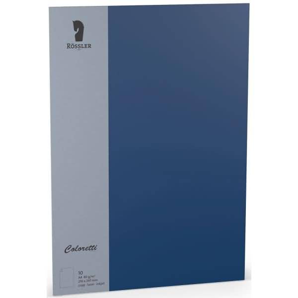 Briefpapier Coloretti A4 80g/qm VE=10 Blatt Jeans-0