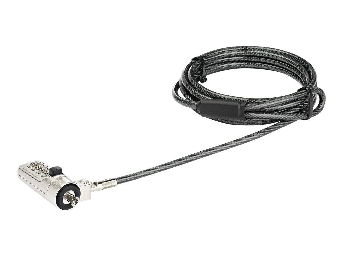 StarTech.com Laptop Sicherheitsschloss (4-stelliges, verstellbares Zahlenschloss-0