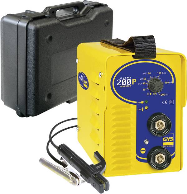 Elektrodenschweißgerät GYSMI 200P m.Zub.10-200 A GYS