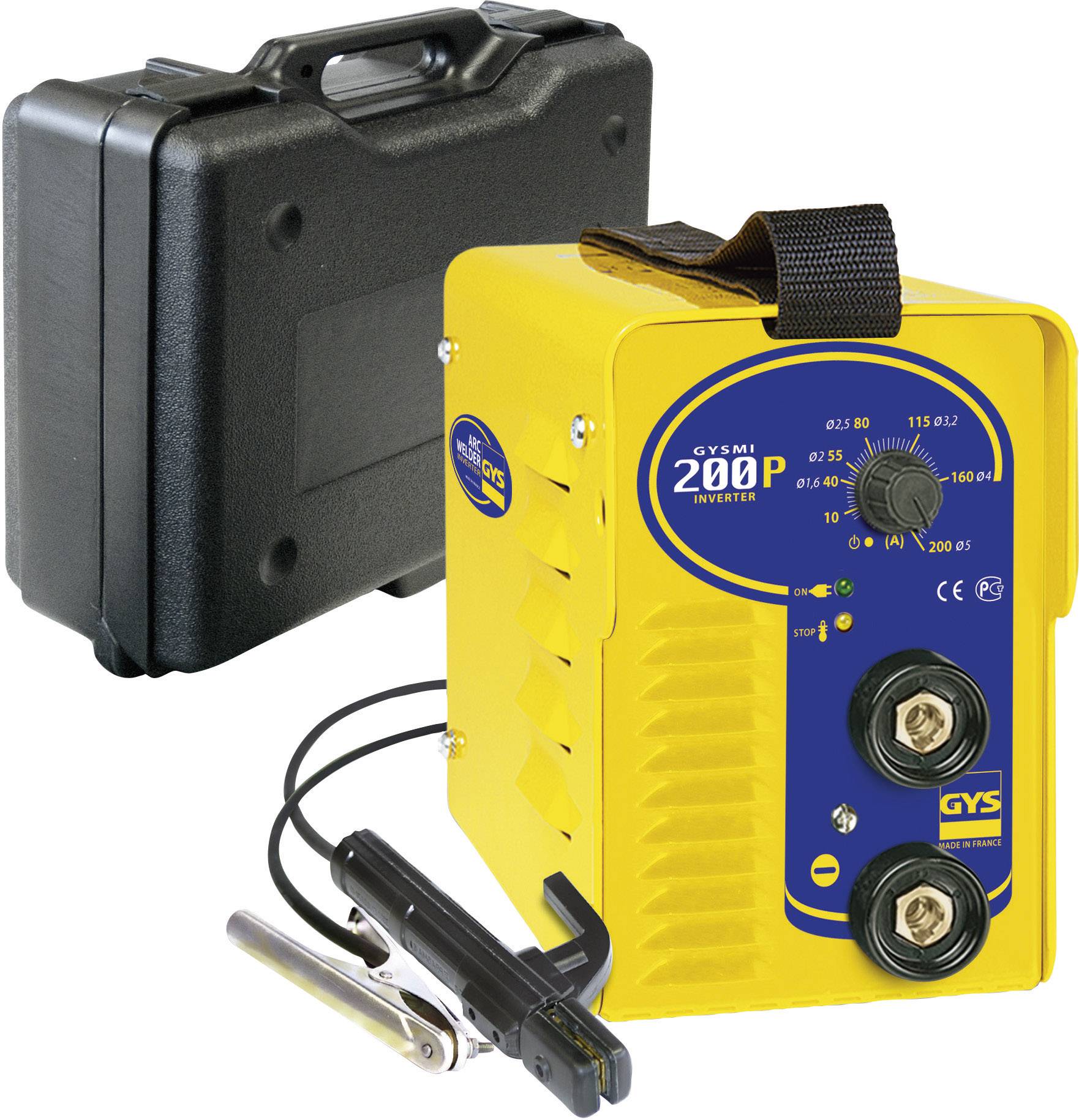 Elektrodenschweißgerät GYSMI 200P m.Zub.10-200 A GYS-0