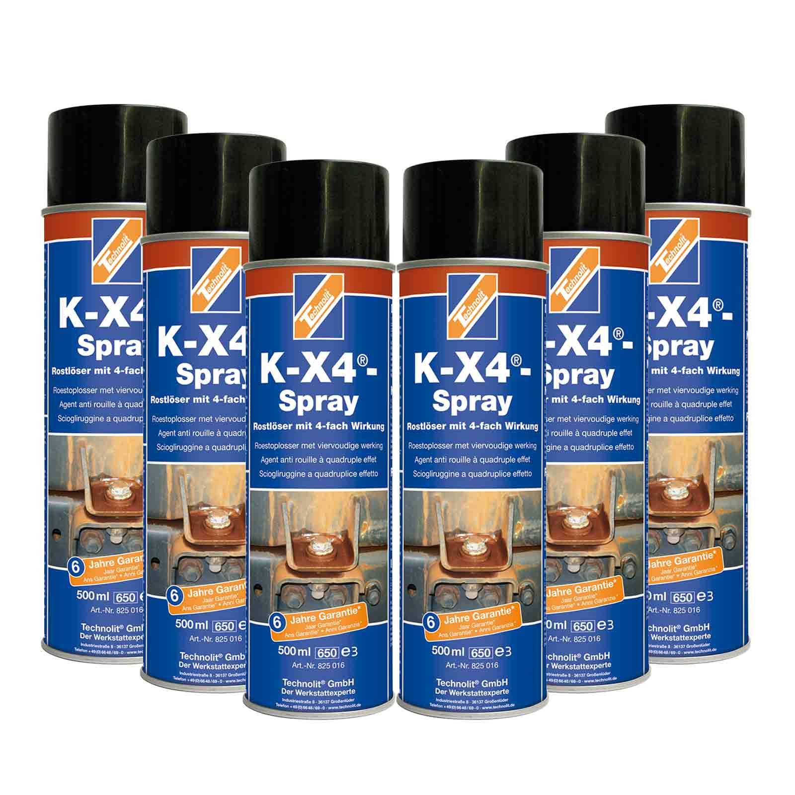 TECHNOLIT Rostlöser-Spray K-X-4 500 ml - Menge:6-0