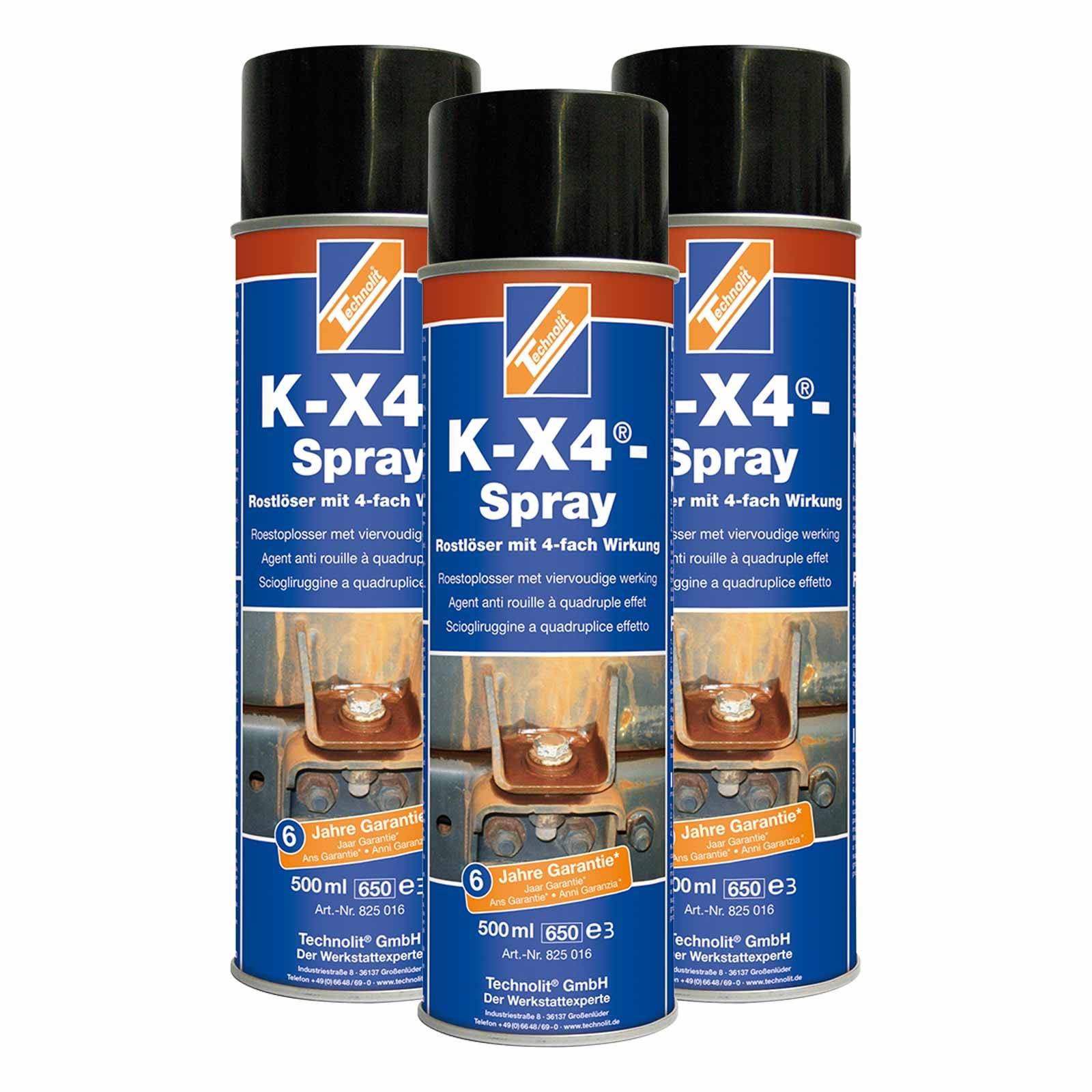 TECHNOLIT Rostlöser-Spray K-X-4 500 ml - Menge:3-0
