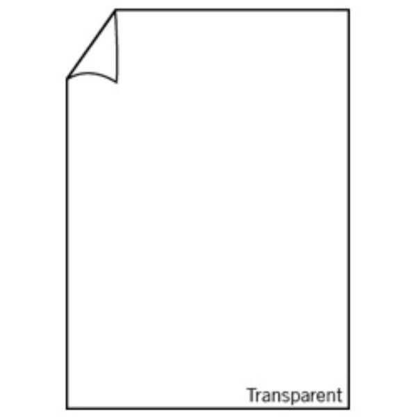 Briefpapier A4 100g/qm Transparent Weiß-0