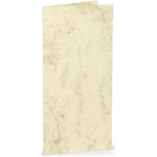 Doppelkarte DL hoch Chamois Marmora-0