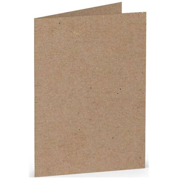 Doppelkarte A7 hoch Kraft-0