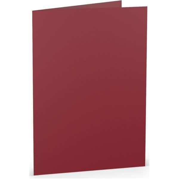 Doppelkarte A5 hoch Rosso