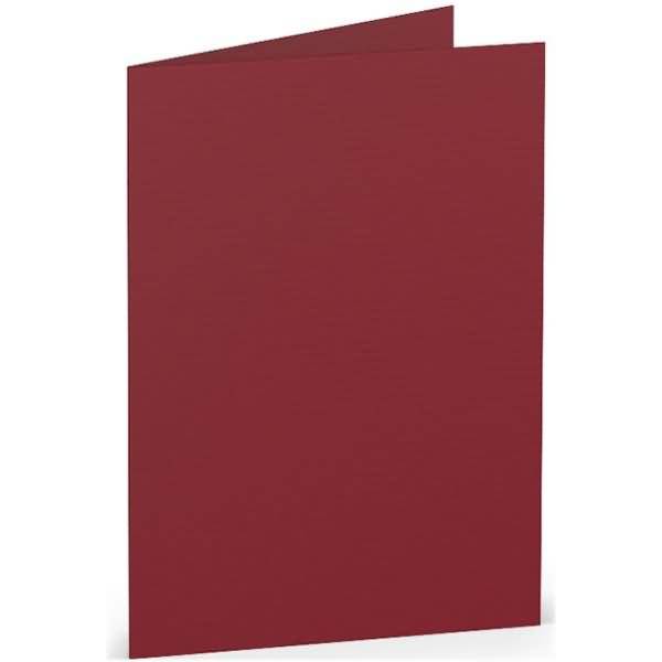 Doppelkarte A7 hoch Rosso
