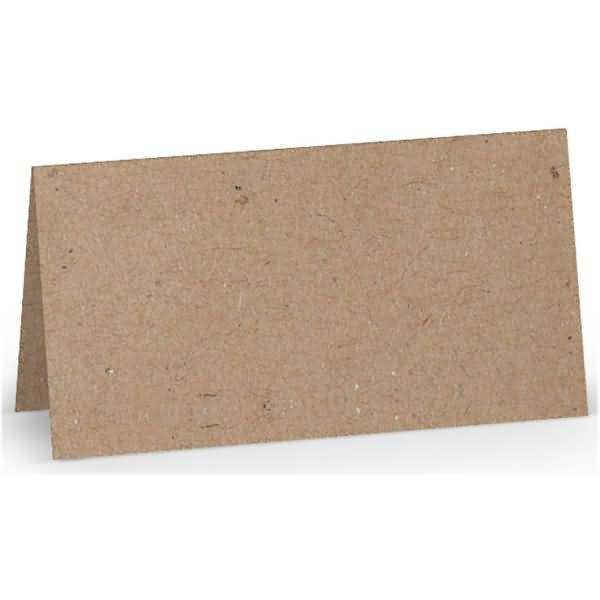 Tischkarte 10x10cm Kraft-0