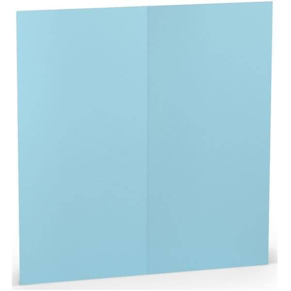 Doppelkarte DL hoch Aqua
