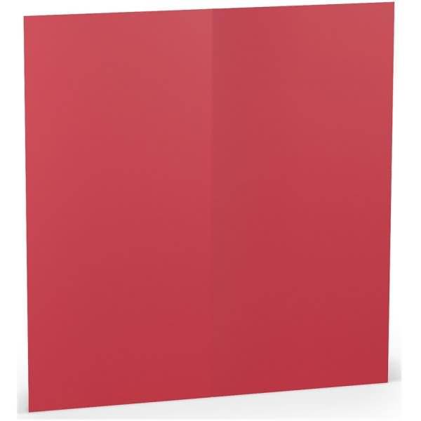 Doppelkarte DL hoch Rot-0