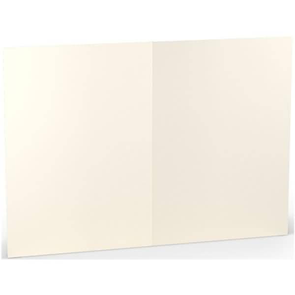 Doppelkarte A5 hoch Ivory-0