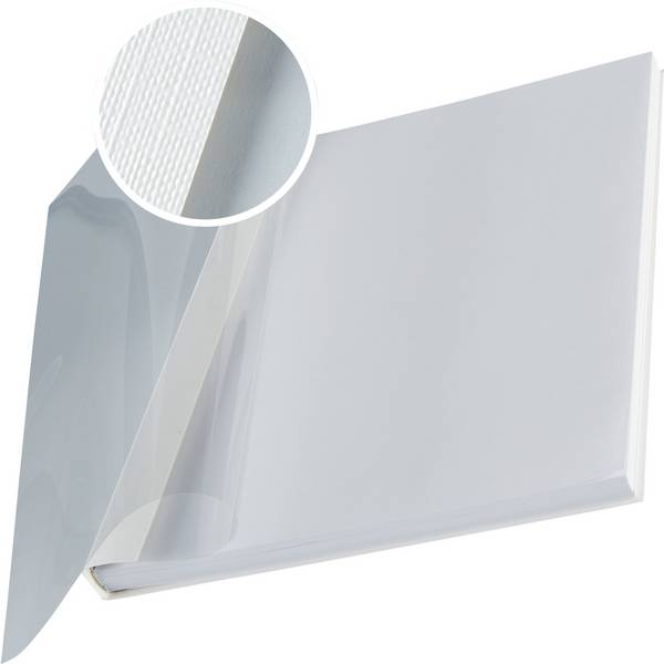 LEITZ Buchbindemappe impressBind, A4, 14 mm, weiß, Soft