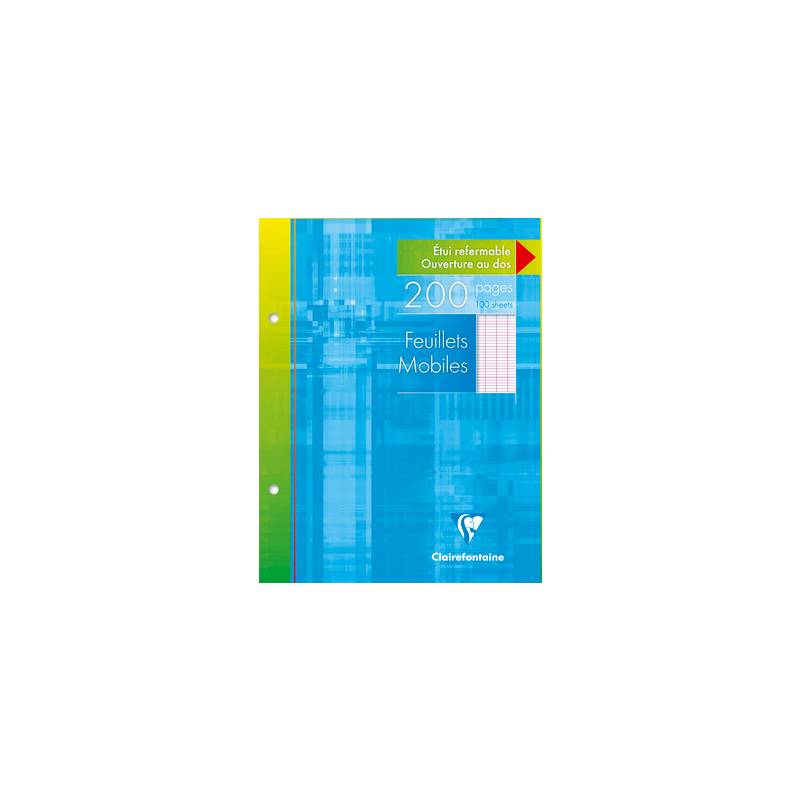 Clairefontaine Feuillets mobiles perforés, 170 x 220 mm-0