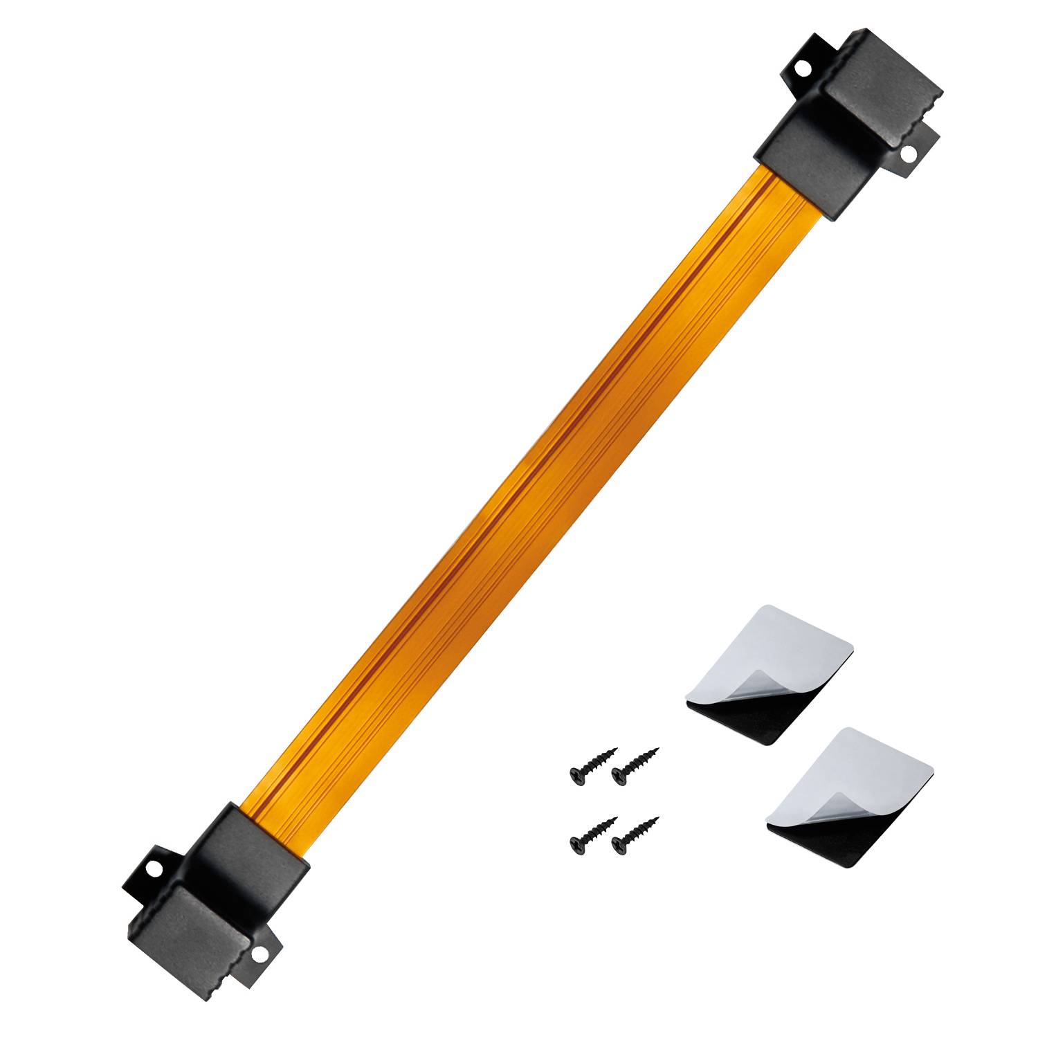 ARLI 4x RJ45 Fensterdurchführung für Netzwerkkabel Flachkabel inkl. 8 x Klebepads + 16 x Schrauben-3